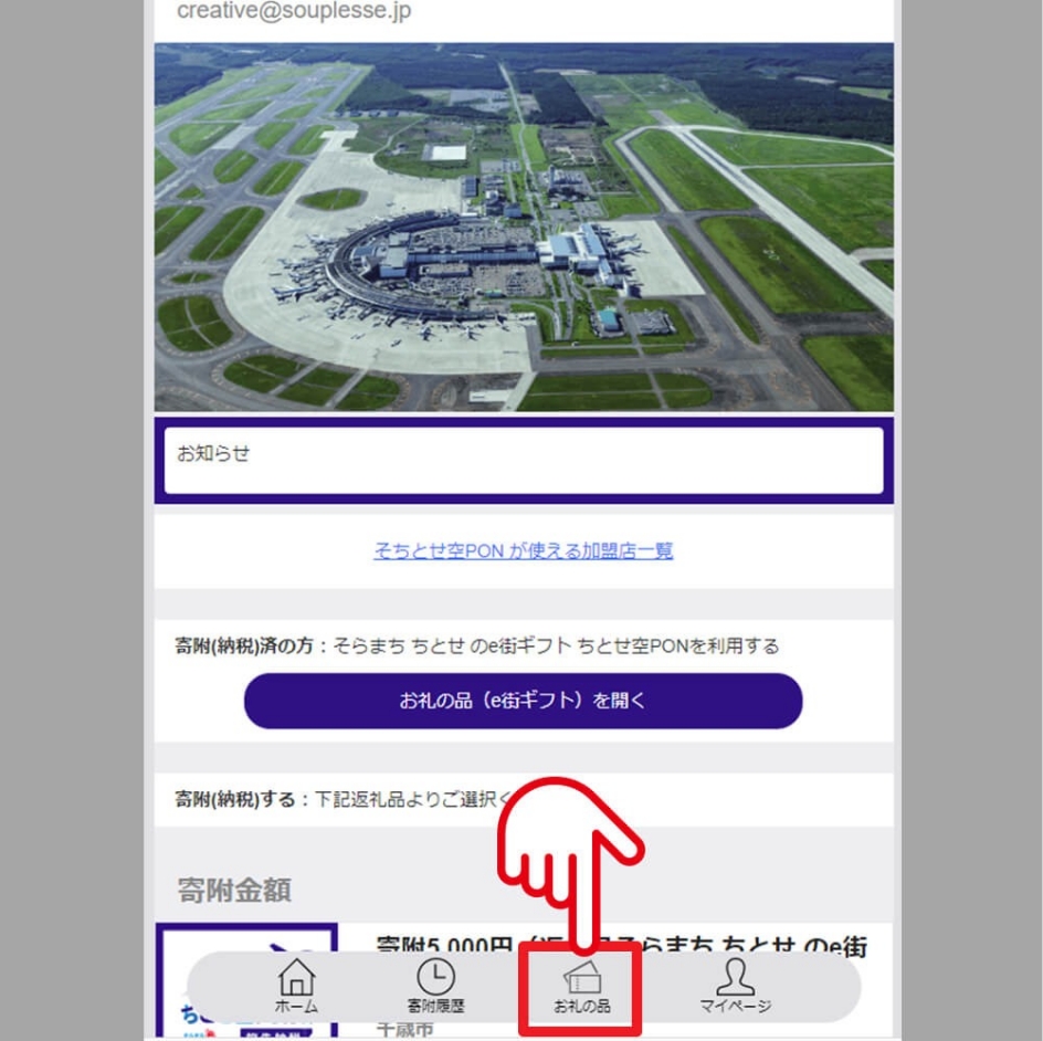 チケット確認画面